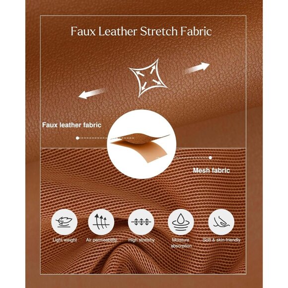 Women's Brown Tummy Control Corset Tops Thong Faux Leather Shapewear Bodysuit - Picture 5 of 6